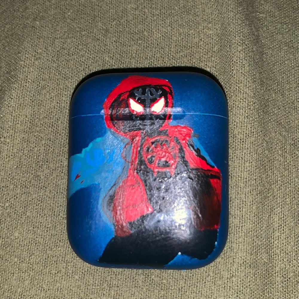 (not for sale) custom AirPods- Miles Morales